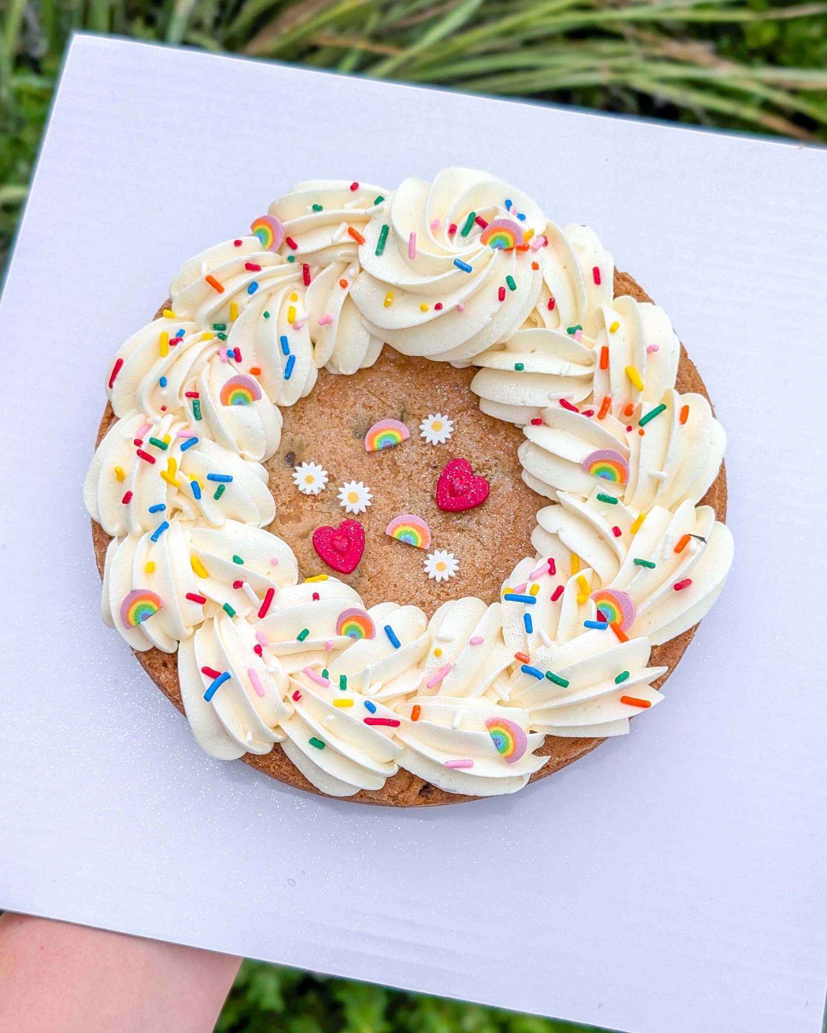 Round cookie cake