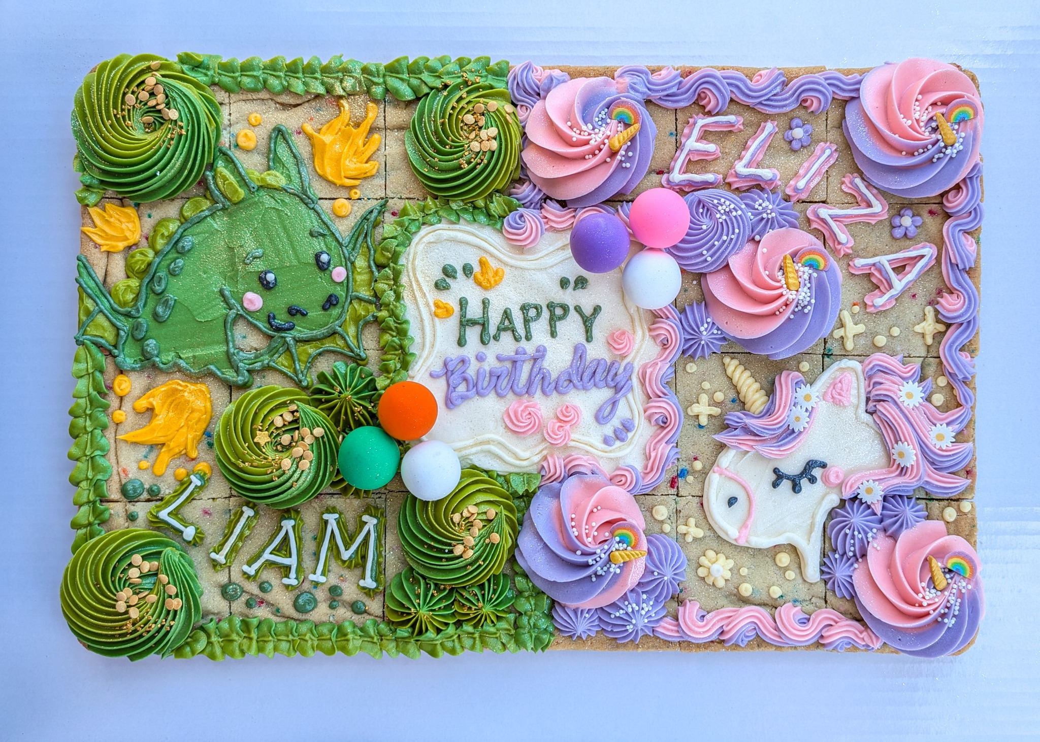 Sheet cookie cake